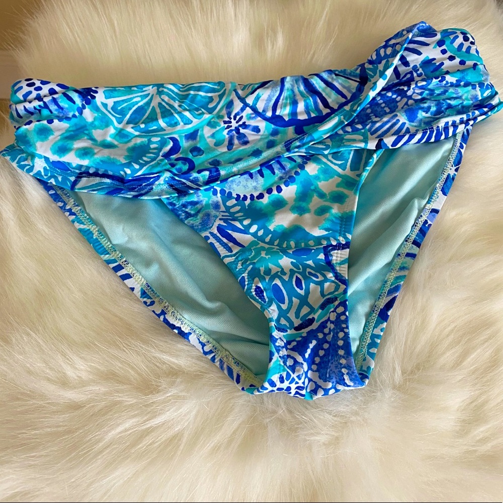 Lilly Pulitzer Lagoon Sarong Hipster bikini bottom
